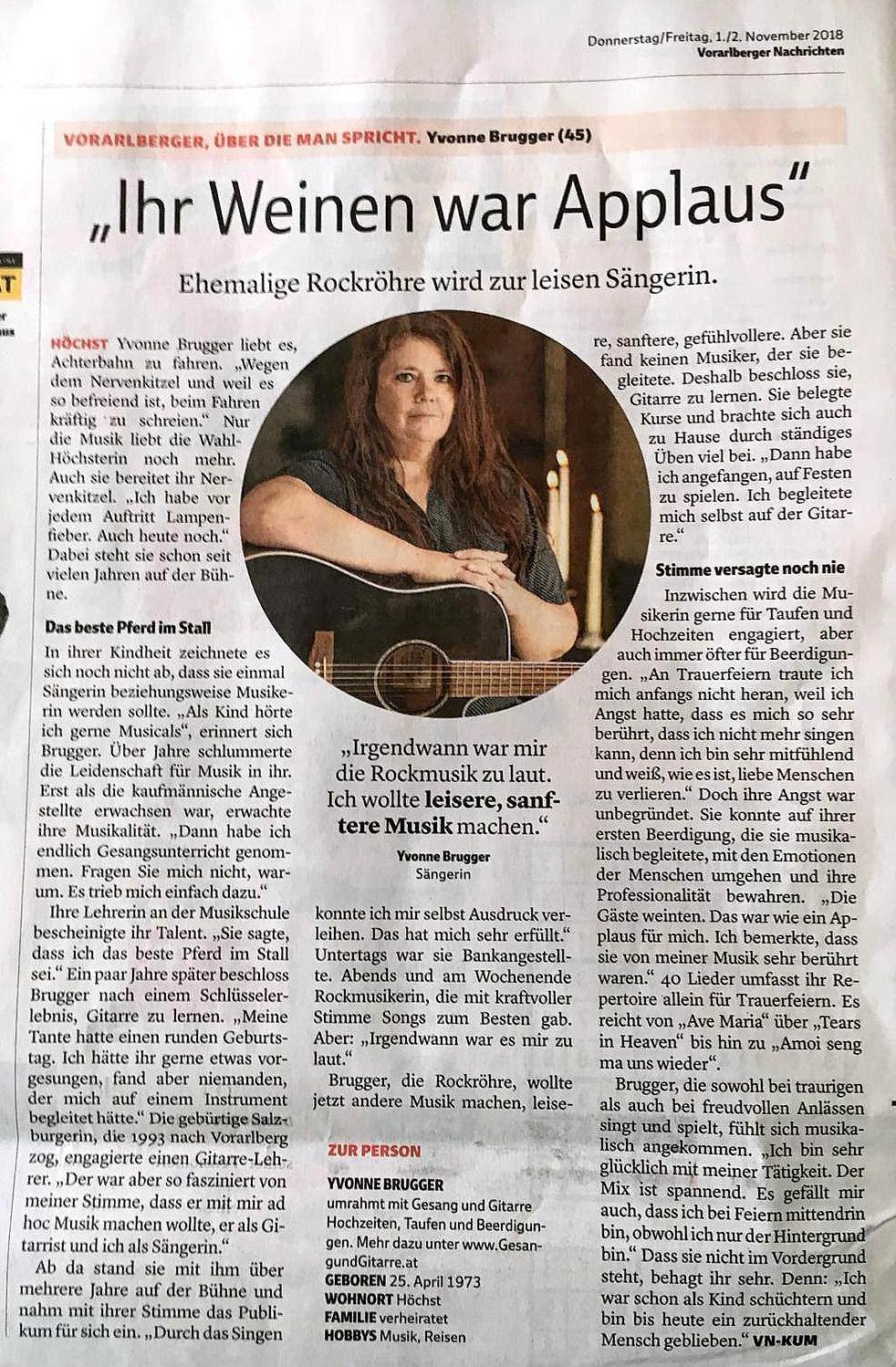 Yvonne Brugger Sängerin Gitarre Vorarlberg Taufe Hochzeit Trauung Beerdigung Trauerfeier Bodensee Ostschweiz Schweiz Liechtenstein Allgäu Bodenseekreis